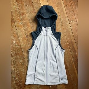 Mountain Hardwear Vest Hooded Fleece Zipper Vest